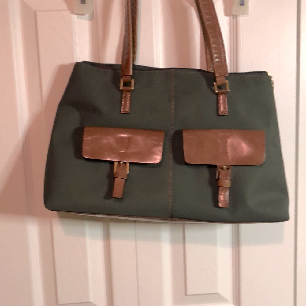 Maxx NY canvas and genuine cow leather trim